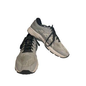 Asics Mens Size 10.5 Gray  Black Running duomax flytefoam sneakers Shoes